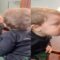 Baby’s adorable mirror kiss | Heart-melting cuteness 🥰
