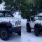 Jeep Takes a Snowy Slope: When Off-Roading Meets Downhill Skiing! | Try Not to Laugh