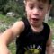 Panic as kid discovers fish is alive! Alle || Adorable |