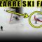 Skier Takes a Faceplant Detour – Epic Fence Encounter! | Try Not to Laugh!