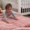 Super Cute baby bouncing on blow up mattress | Adorable