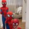 Three Tiny Spider-Man Fans Get Ready for Halloween in Adorable Footage! | Heartwarming