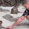Man plays with baby monkey until mom arrives | Adorable
