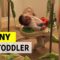 Reluctant Toddler Refuses to Budge | Super Cute