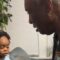 Dad and toddler engage in cute battle | Adorable